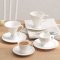 ชุดถ้วยเซรามิก + จานรอง
