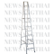 Newcon XT A-Shaped Aluminium Folding Ladder (Thai Industrial Standard) 12 Feet