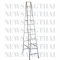 Newcon XT A-Shaped Aluminium Folding Ladder (Thai Industrial Standard) 12 Feet