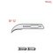 ใบมีดเซฟตี้ NO 12 SCALPEL BLADES B304 001 S05 (100 ใบ/เเพ็ค)