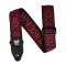 Ernie Ball P05369 Classic Jacquard Guitar Strap/Bass Strap - Crimson Royal Bloom