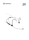 Sennheiser HSP 2-EW Headworn Omni Mic Black TRS