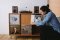 Gadhouse Henry Hi-fi Turntable With Bookshelf Speaker เครื่องเล่นแผ่นเสียงพร้อมลำโพง