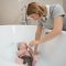 Angelcare ที่รองนั่งอาบน้ำเด็ก Baby Bath Support Fit สีเทา