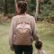 Babymel Gabby Vegan Leather Backpack - Almond
