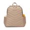 Babymel Gabby Vegan Leather Backpack - Almond