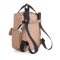 Georgi eco Convertible Backpack Caramel Leopard