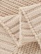 Lightweight Knitted Baby Blanket - Multi Spot Brown