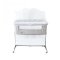 Snow owl Baby Bedside Crib สี Beige Wooden Frame White Fabric (สีเบจ โครงลายไม้) (ราคา 7,990 บ. มีค่าส่งเพิ่ม 200 บาท ซึ่งรวมด้านล่างแล้ว)