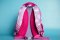 กระเป๋านักเรียน รุ่น Polyester "บัลเล่ต์" สีม่วง/ชมพู