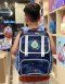 กระเป๋านักเรียน รุ่น Addict "ไดโนเสาร์" สีน้ำเงิน 15" (XL)