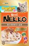 อาหารแมวเน็กโกะ Nekko รสทูน่าหน้าปลาโออบแห้ง ในเจลลี่
