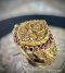 Garuda ring with ruby Finger size approximately 59