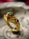 Diamond-Shaped Ruby  Emerald Ringsize: approx. 60
