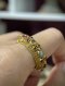 Pirod Navaratna Ring with Ruby Spacers: Ring size 59