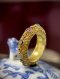 Pirod Navaratna Ring with Ruby Spacers: Ring size 63