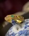 Pirod Navaratna Ring with Ruby Spacers: Ring size 63