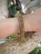 Emerald Bangle with Diamond Spacers and Ruby Surround