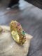 Pirod Navaratna Ring with Ruby Spacers: Ring size 55