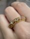 Pirod Navaratna Ring with Ruby Spacers: Ring size 55