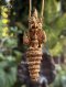 ตะกรุดพระนาคปรกลอยองค์ ซ่อนยันต์ทองคำและลูกสะกดโบราณ