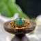 Vintage Emerald Ring Size 54 (vintage jewelry)