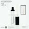 บรรจุภัณฑ์หลอดลิปจิ้มจุ่ม หลอดลิปกลอส bottle lip gloss/ lip bottle หลอดลิปจิ้มจุ่มทรงเหลี่ยมทรงสูงขวดใสฝาดำด้าน จำหน่ายบรรจุภัณฑ์เครื่องสำอาง