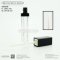 บรรจุภัณฑ์หลอดลิปจิ้มจุ่ม หลอดลิปกลอส bottle lip gloss/ lip bottle หลอดลิปจิ้มจุ่มทรงเหลี่ยมทรงสูงขวดใสฝาดำด้าน จำหน่ายบรรจุภัณฑ์เครื่องสำอาง