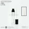 บรรจุภัณฑ์หลอดลิปจิ้มจุ่ม หลอดลิปกลอส bottle lip gloss/ lip bottle หลอดลิปจิ้มจุ่มทรงกลมทรงสูงขวดใสฝาดำด้าน จำหน่ายบรรจุภัณฑ์เครื่องสำอาง