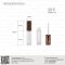 ขวดลิปกลอส  4 กรัม (ฝาสีโรสโกล์ด)