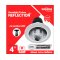 SHINING Downlight Recessed Reflection RO E27 4inch White
