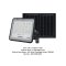 LED Solar Floodlight Galaxy 70W WW