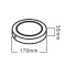 LED Downlight Surface RO 12W DL (Black)