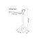 LED Desk lamp Butterfly 20W 3CCT