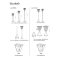 SHINING LED Solar Garden+Pole light 2 in 1 20W