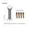 SHINING LED Solar Garden Light GEM 80W 3CCT+Remote