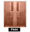 ประตูไม้จริง SIAM รุ่นบานคู่ รหัส P444