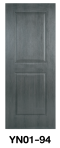 ประตู UPVC ภายใน บานลูกฟักลายไม้ ปิดผิวลามิเนตลายไม้ รหัส YN01-94