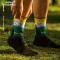 Aonijie ถุงเท้าแยกนิ้ว Mid-Calf Roe Socks