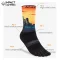 Aonijie ถุงเท้าแยกนิ้ว Mid-Calf Roe Socks