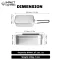 Fire Maple กล่องอาหาร Frost 0.8L Aluminium Lunch box