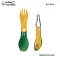 Humangear ชุดช้อน ส้อม พับเล็ก BIO SPIN