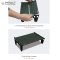 Jeep โต๊ะพับเดินป่า น้ำหนักเบา Clip Table