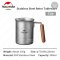 Naturehike ถ้วยกาแฟ Stainless Steel Retro Cup 350ml