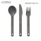 Sea to Summit ชุดช้อน ส้อม มีด AlphaLight Cutlery Set 3pc