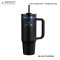 STANLEY แก้วเก็บอุณหภูมิ ADVENTURE QUENCHER 2.0 TM TUMBLER 30 OZ สี BLACK CHROMA