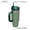 STANLEY แก้วเก็บอุณหภูมิ ADVENTURE QUENCHER 2.0 TM TUMBLER 30 OZ HAMMERTONE GREEN