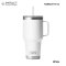 Yeti แก้วเก็บความเย็น Rambler 35 oz mug with straw lid