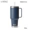 Yeti แก้วเก็บความเย็น Rambler 42 oz Mug with straw lid