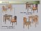 PENA 80 ROUND TABLE + C22 CHAIR / 2